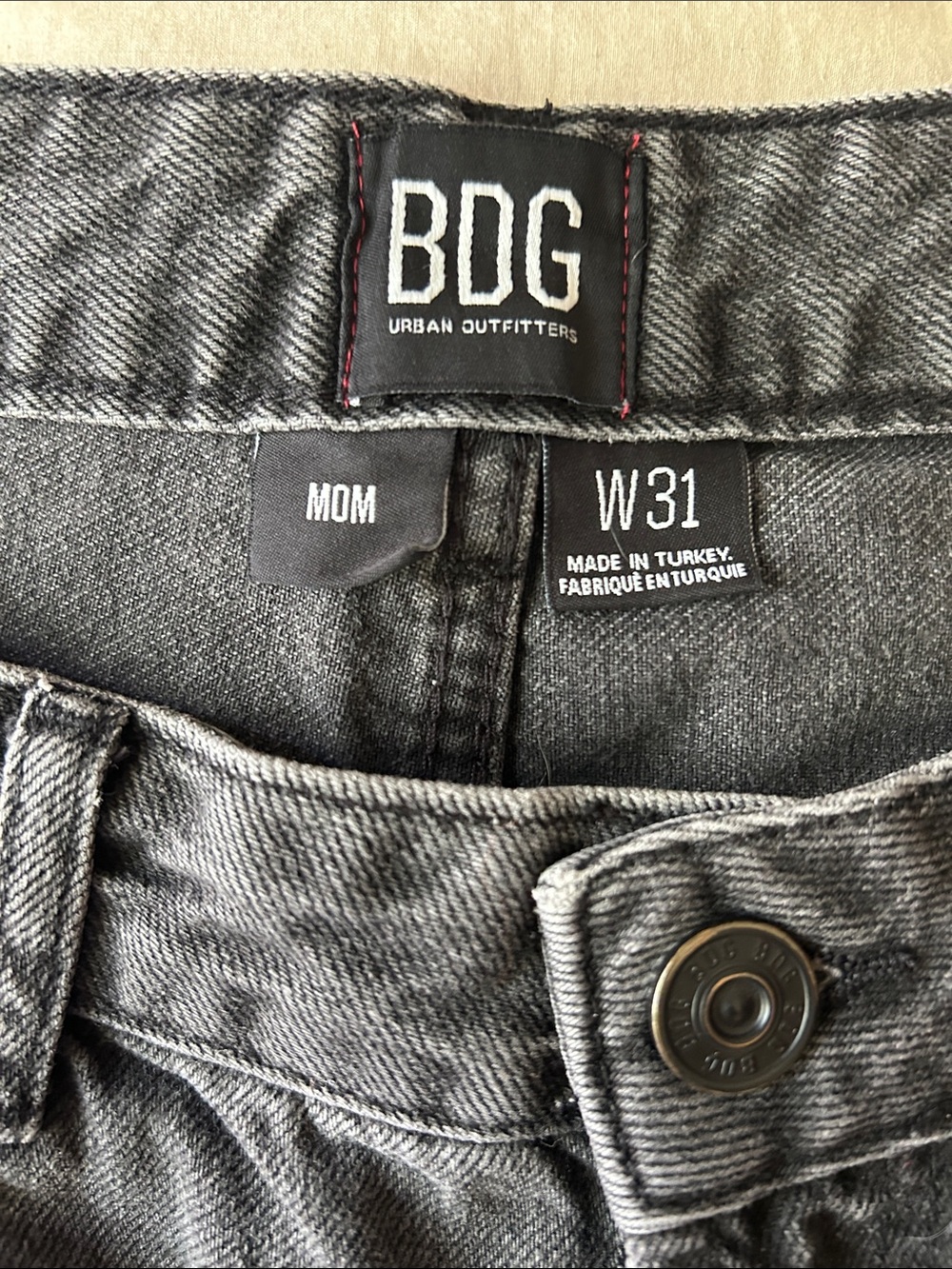 BDG Black Mom Jeans - Picture 5 of 5